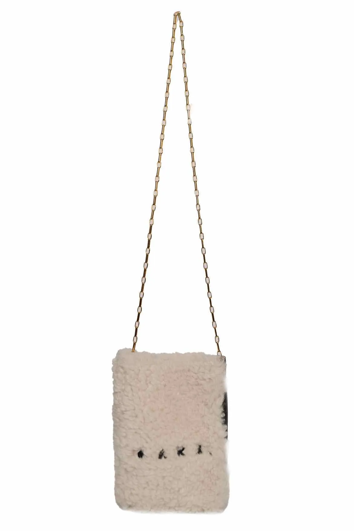 Marni Nano Museo Shearling Crossbody