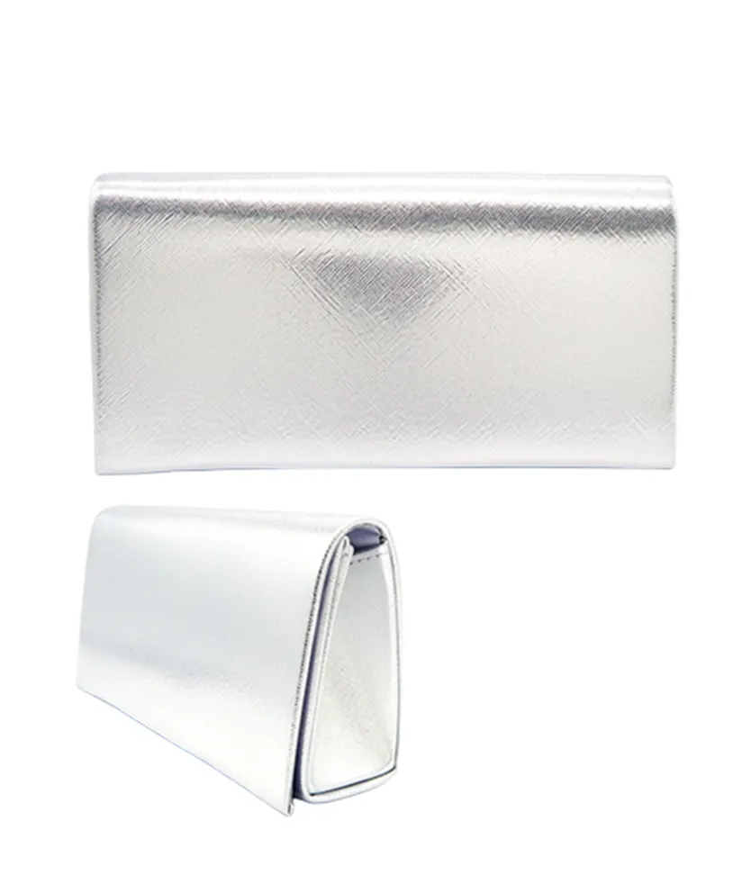 Metallic Clutch Bag / Crossbody Bag