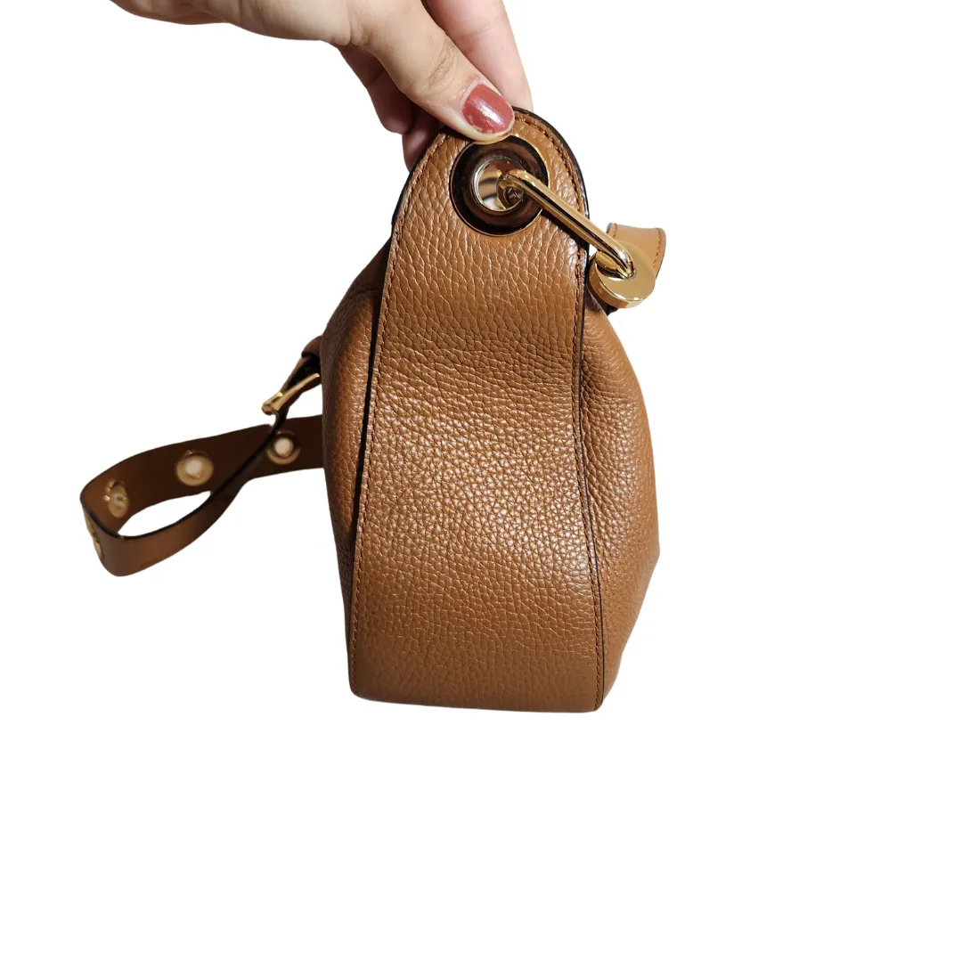 Michael Kors Tan Leather Barlow Crossbody Bag | Gently Used |