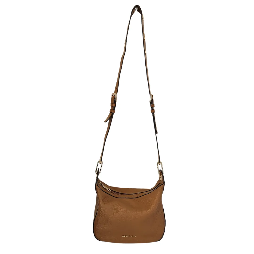 Michael Kors Tan Leather Barlow Crossbody Bag | Gently Used |