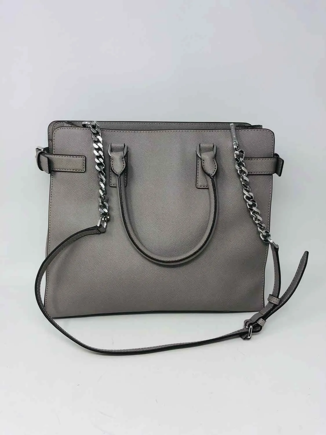 Michael Michael Kors Taupe Saffiano Designer Satchel