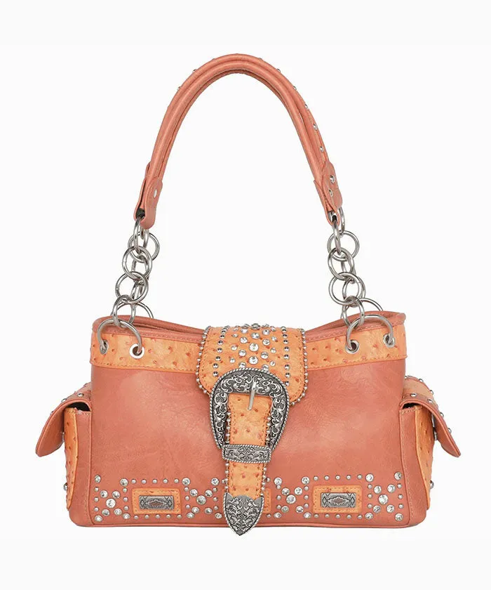 Montana West Buckle Collection Concealed Carry Satchel