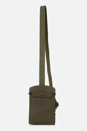 MONZA ITALIAN LEATHER CROSSBODY OLIVE