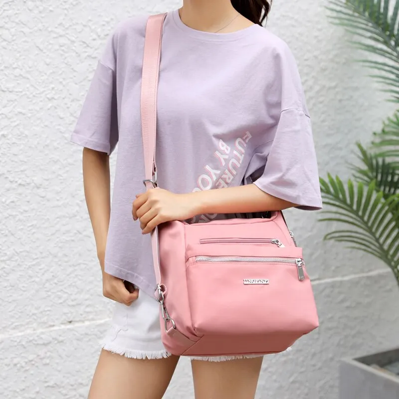 New 2021 Women&#39;s Ladies Shoulder bag Female Messenger Bag Travel Handbag High Quality Nylon CrossBody Bag Bolsas Feminina