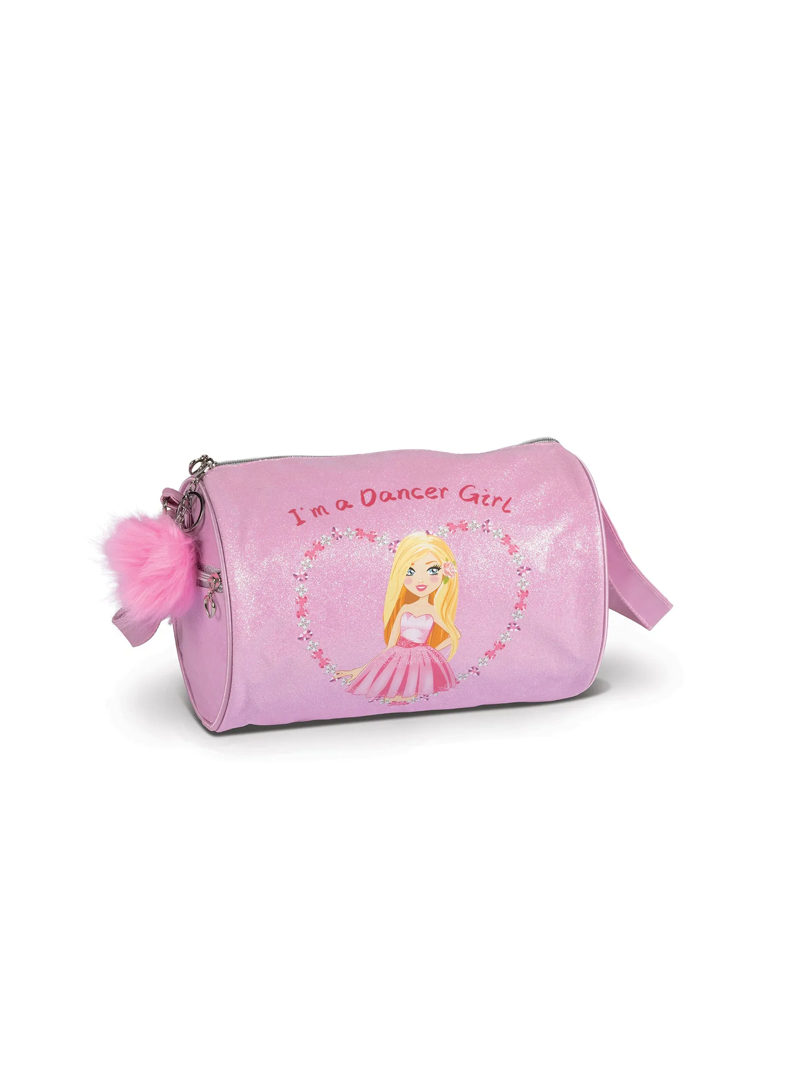 Pink Dancer Girl Roll Bag