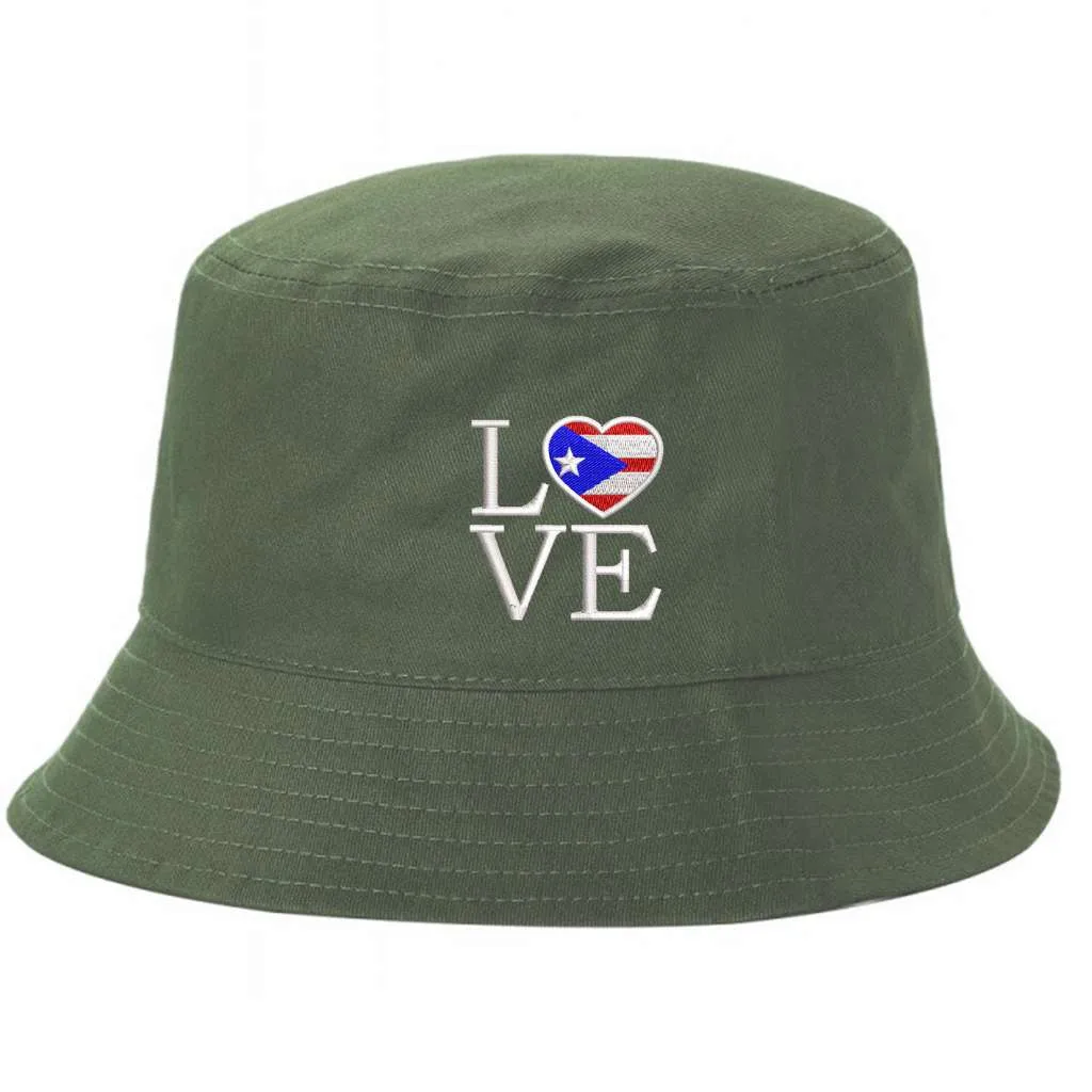 Puerto Rico Love Bucket Hat