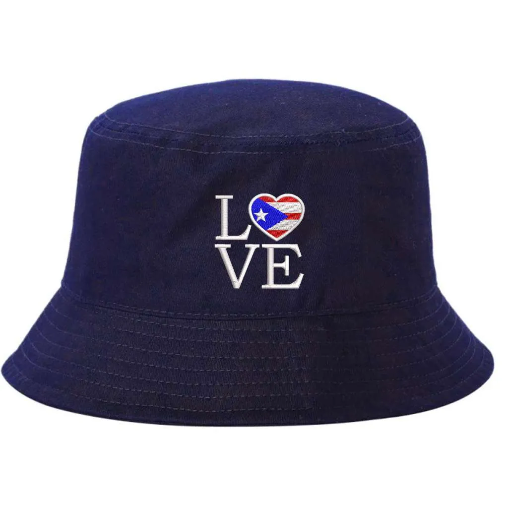 Puerto Rico Love Bucket Hat