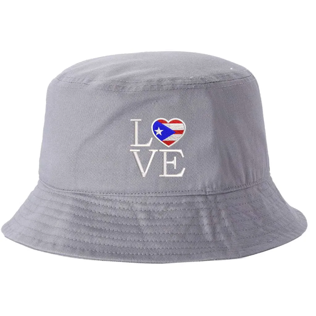 Puerto Rico Love Bucket Hat