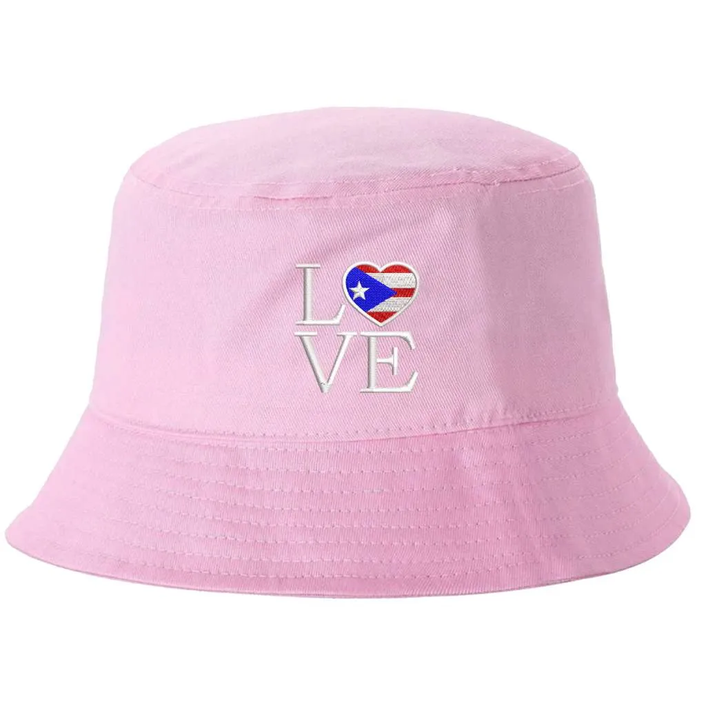 Puerto Rico Love Bucket Hat