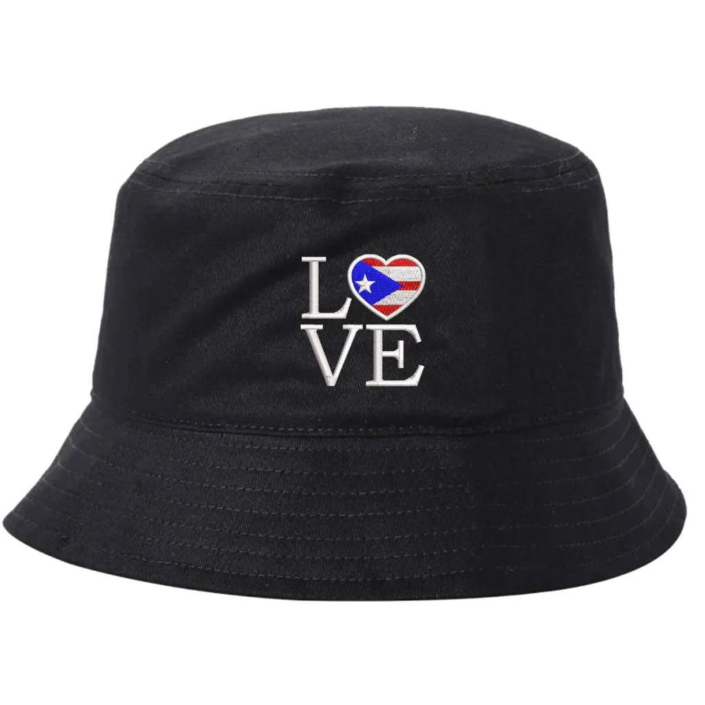 Puerto Rico Love Bucket Hat