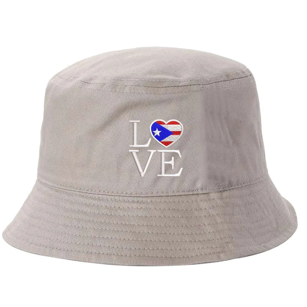 Puerto Rico Love Bucket Hat