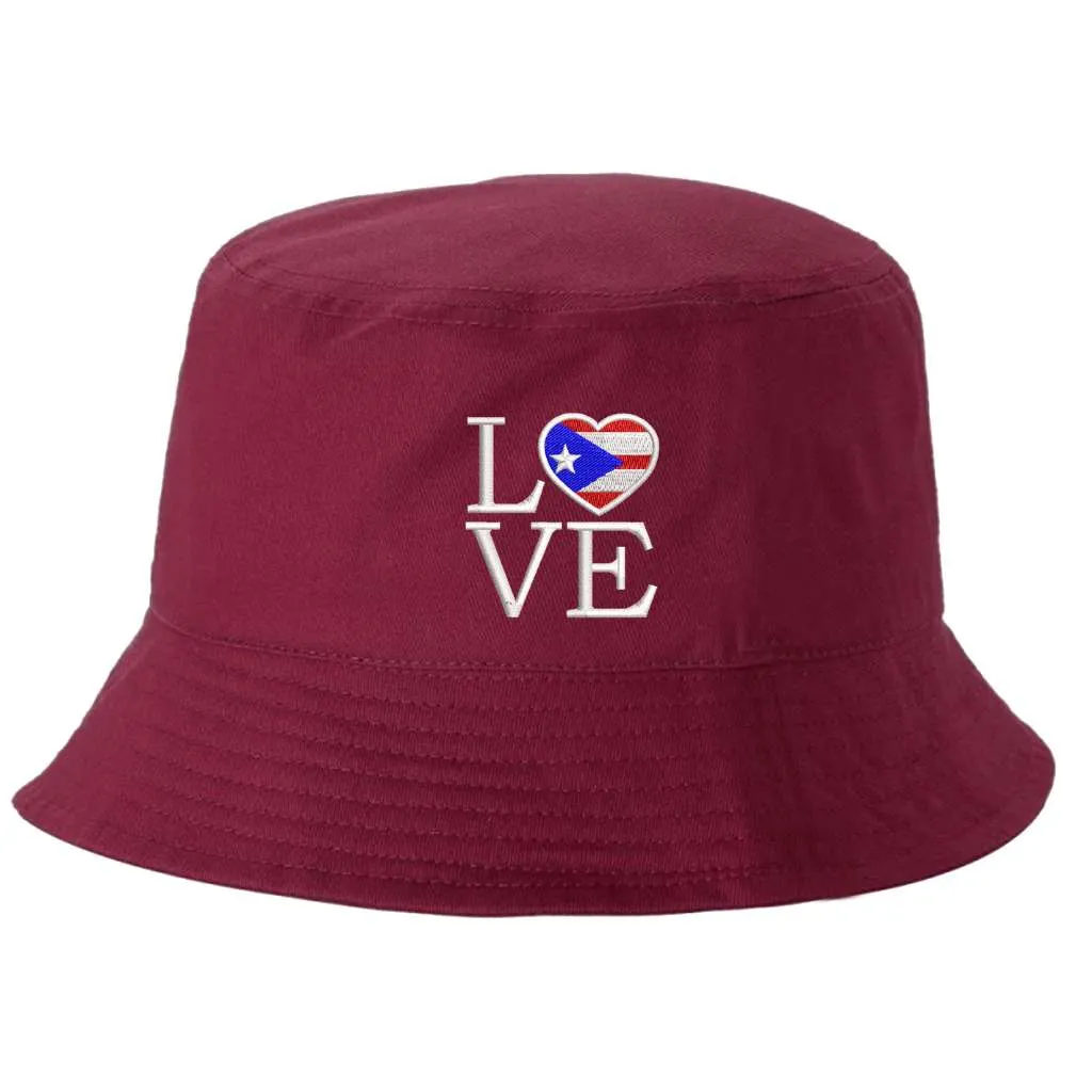 Puerto Rico Love Bucket Hat