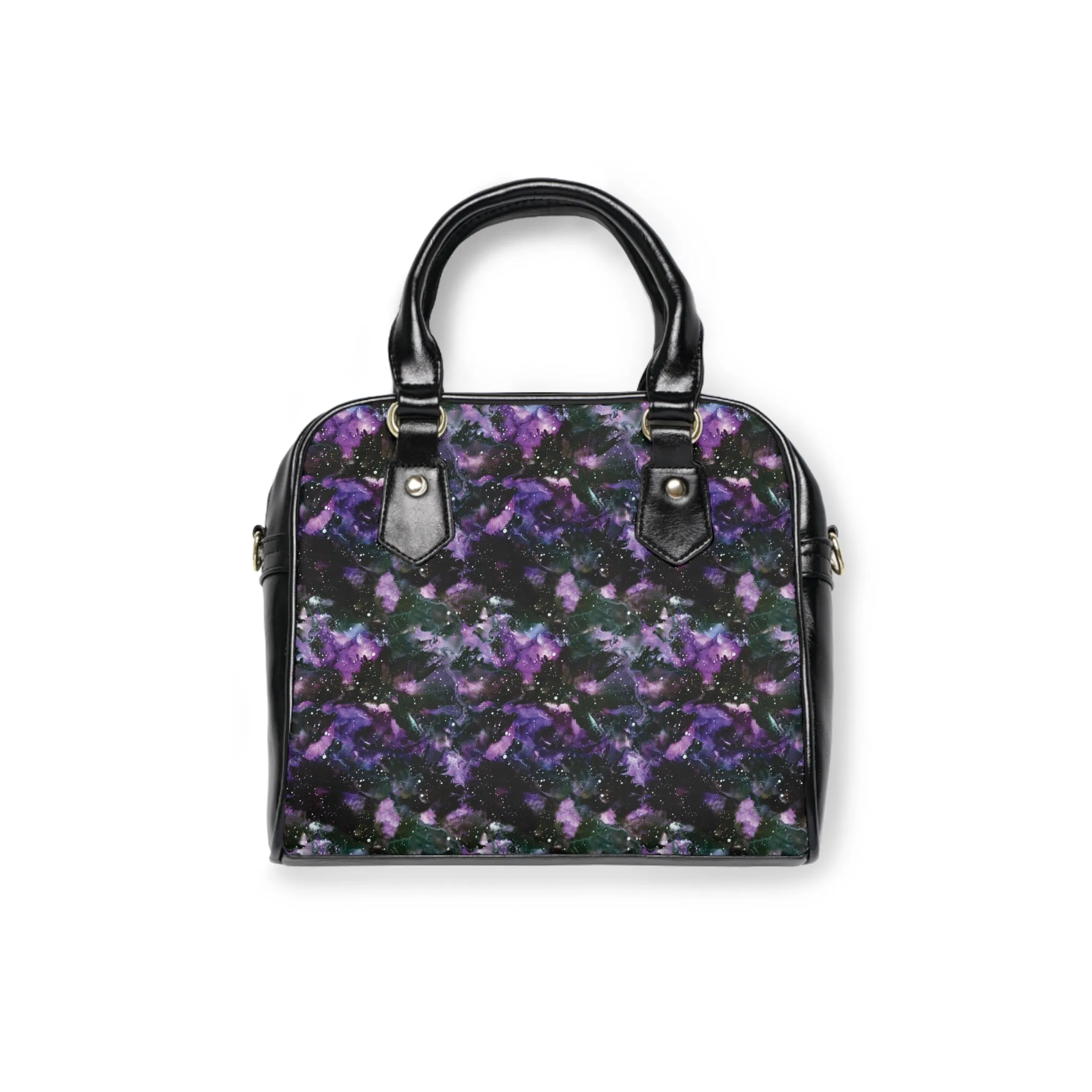 Purple Storm Shoulder Handbag