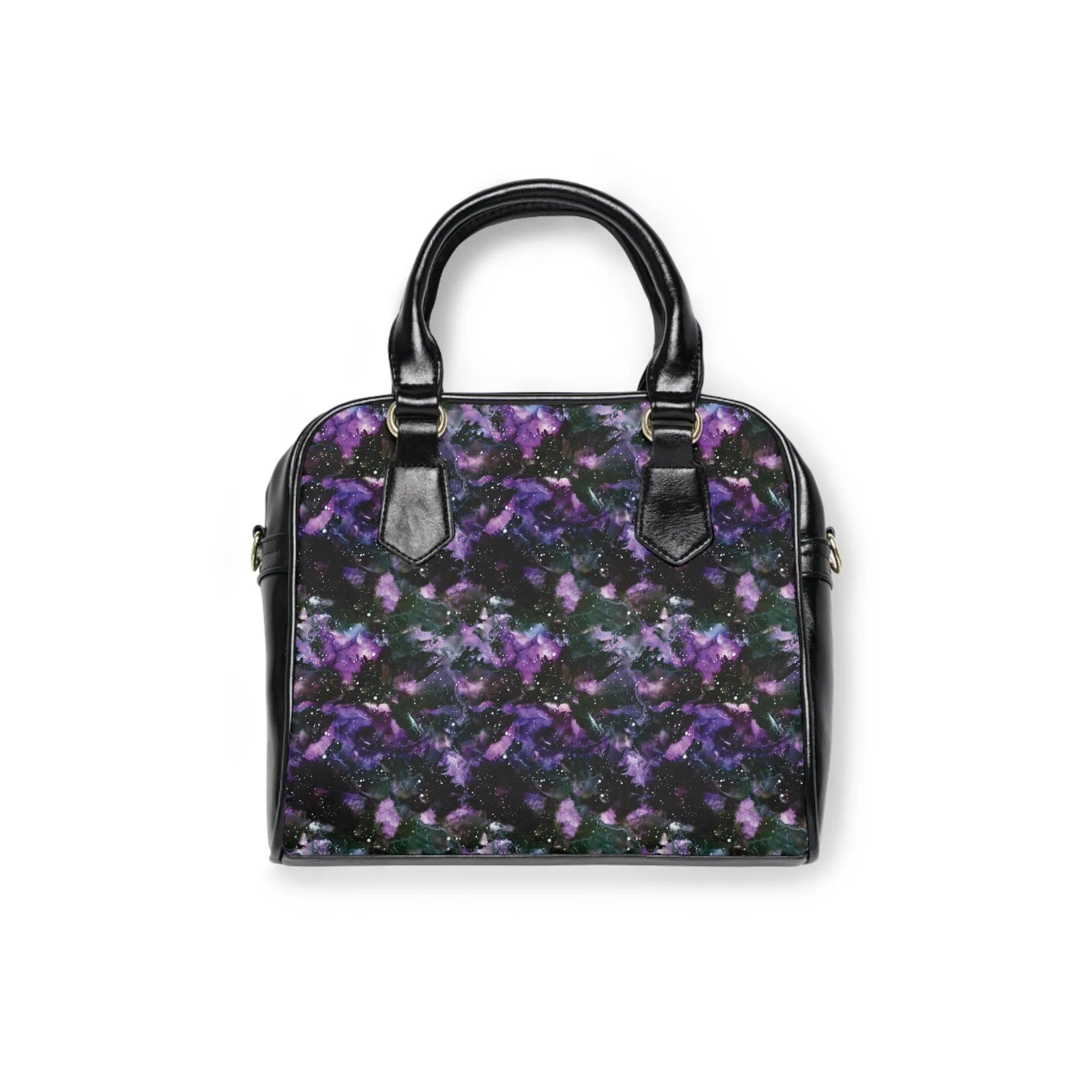 Purple Storm Shoulder Handbag