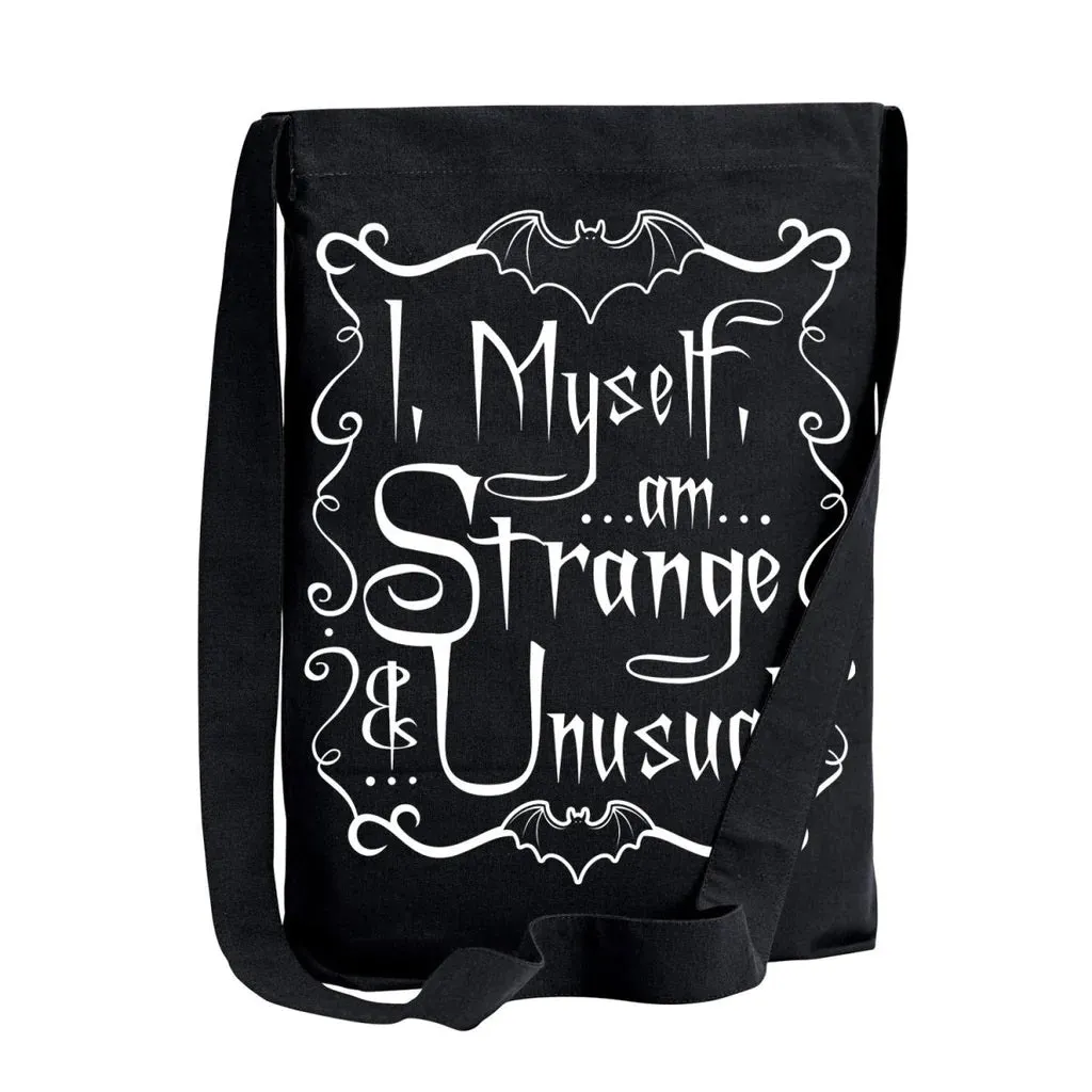 "I Myself Am Strange And Unusual" Canvas Tote Bag