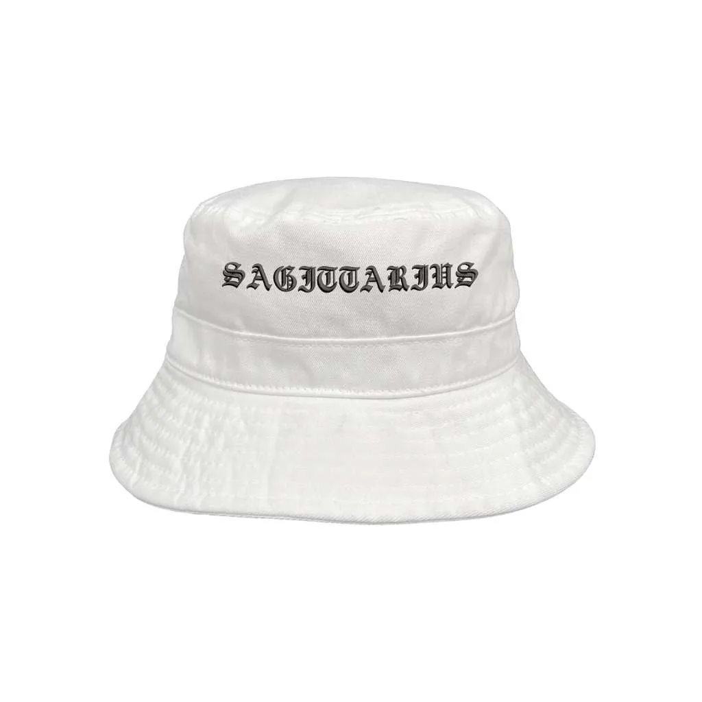 Sagittarius Old English Bucket Hat