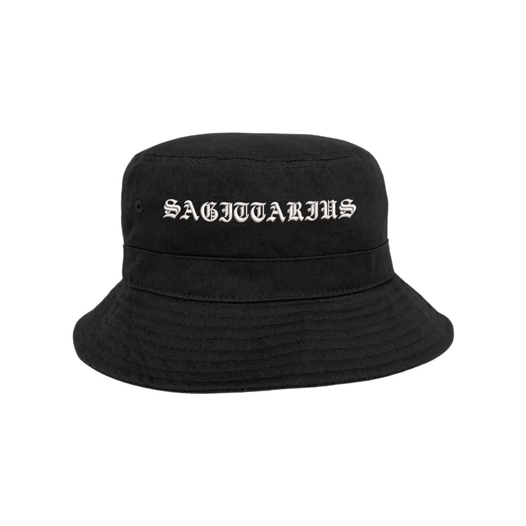 Sagittarius Old English Bucket Hat