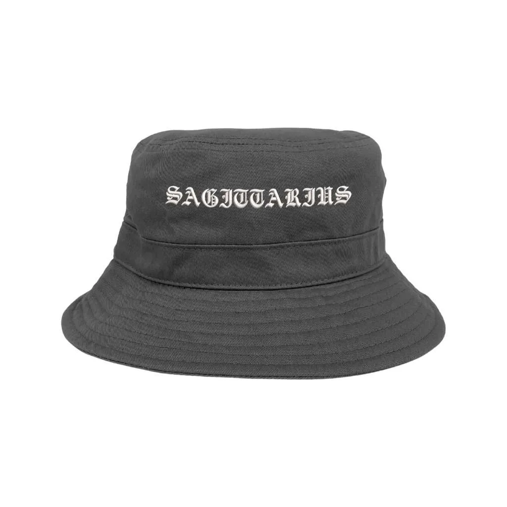 Sagittarius Old English Bucket Hat