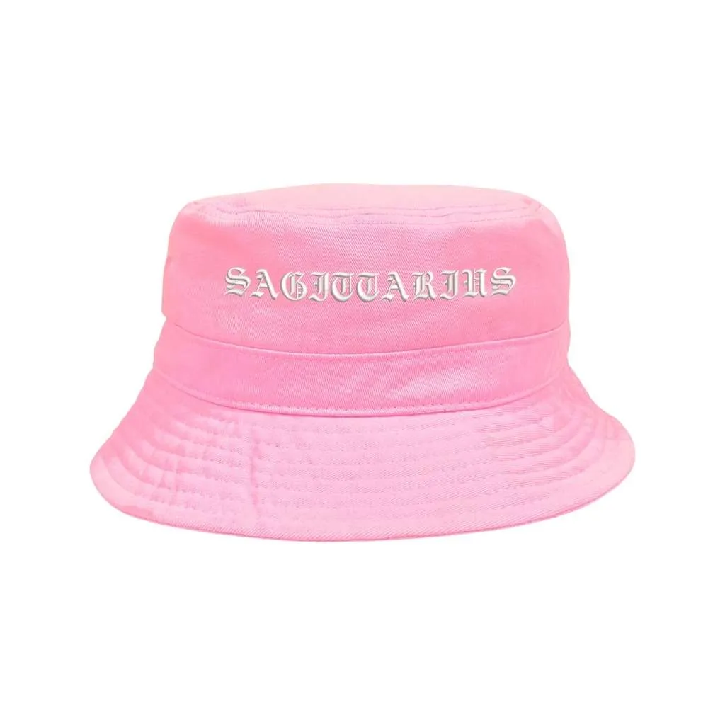 Sagittarius Old English Bucket Hat