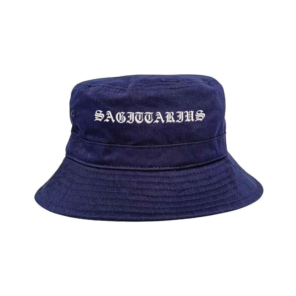 Sagittarius Old English Bucket Hat