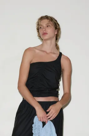 Scrunchie Top - Black