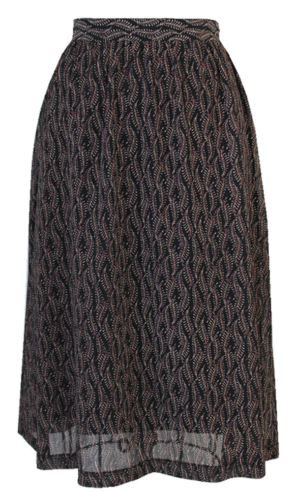 SHIRRA Seaweed Midi Skirt (3cols)