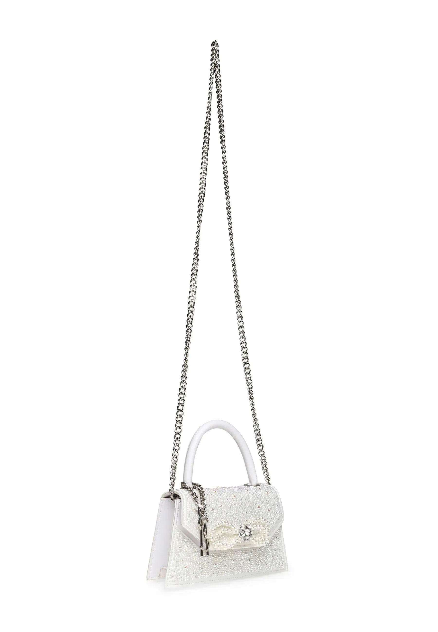 STEVE MADDEN Borsa Mini Satchel Perle White BADORE