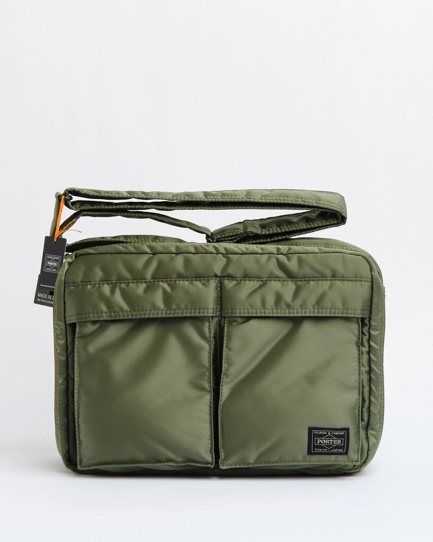 TANKER SHOULDER BAG(L) SAGE GREEN