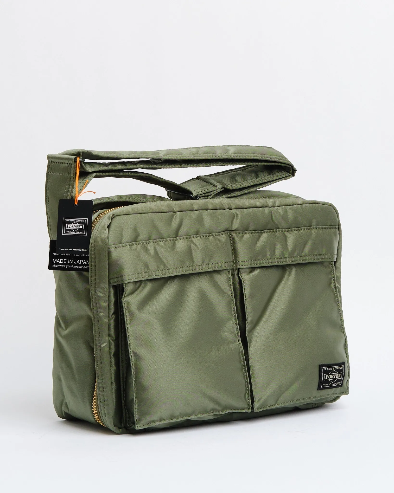 TANKER SHOULDER BAG(L) SAGE GREEN