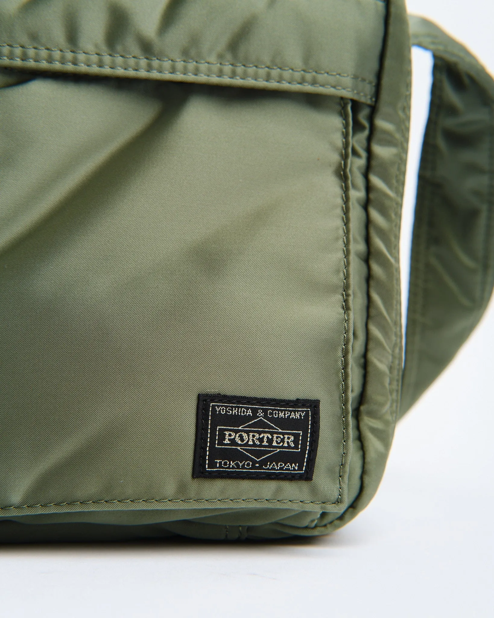 TANKER SHOULDER BAG(L) SAGE GREEN