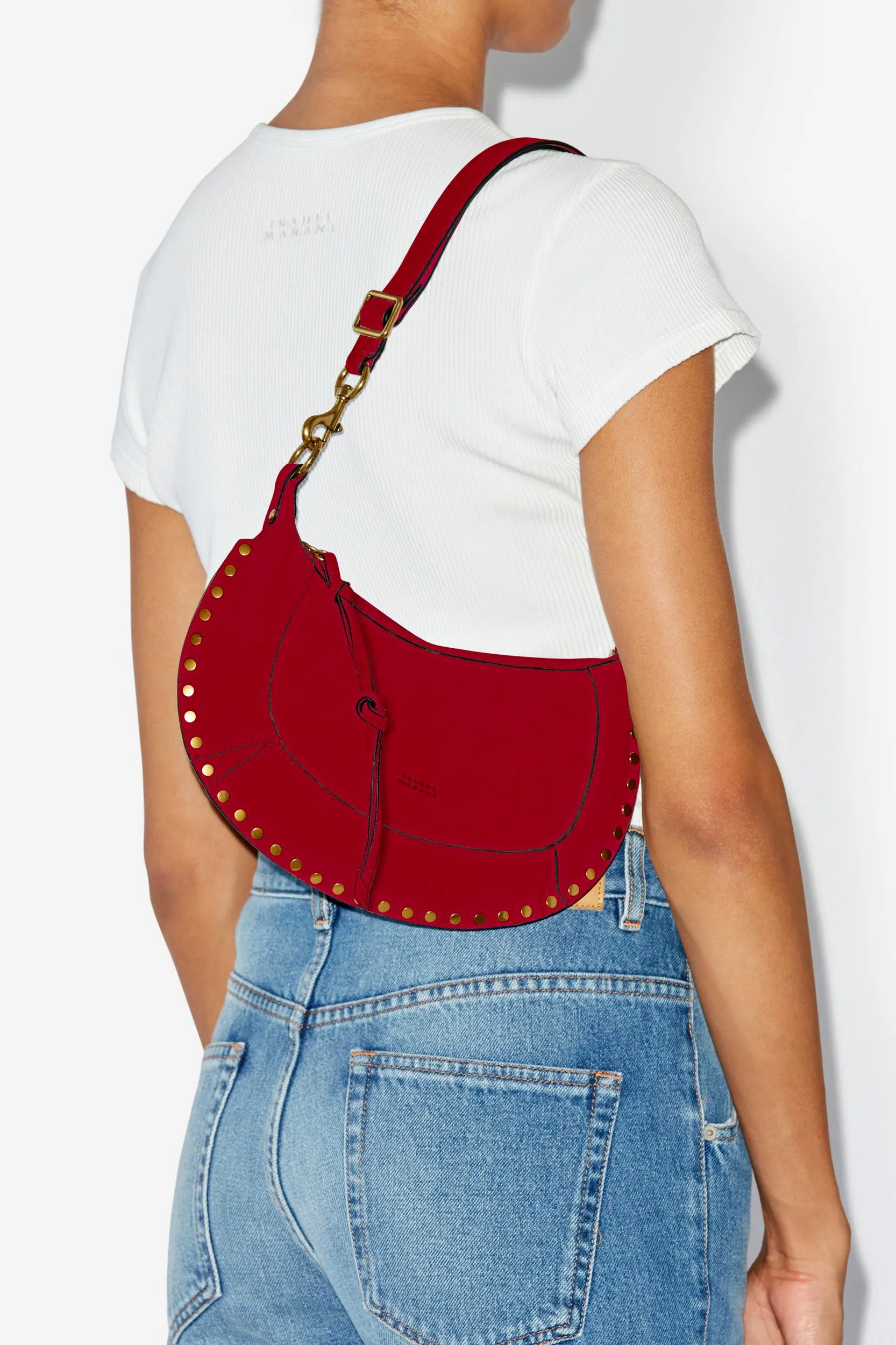 Tasche Oskan Moon in Scarlet Red