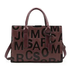 The Miranda Satchel Bag in Dark Brown