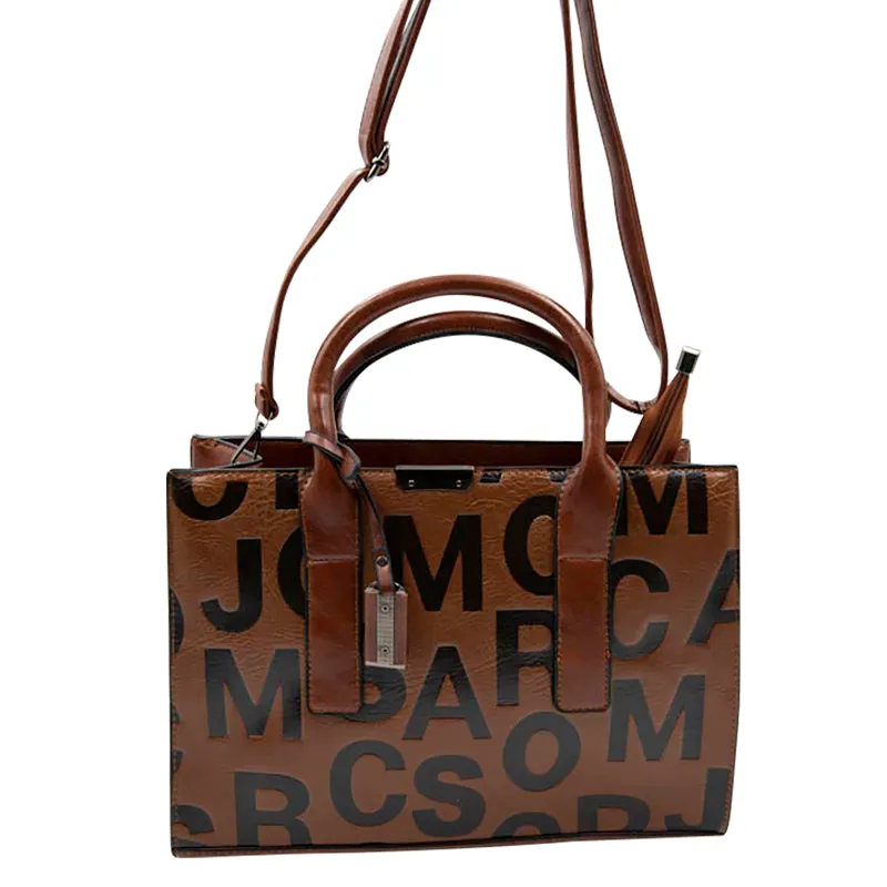 The Miranda Satchel Bag in Dark Brown