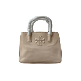 Tory Burch Light Oak Patent Leather Charlie Satchel | Brand New |