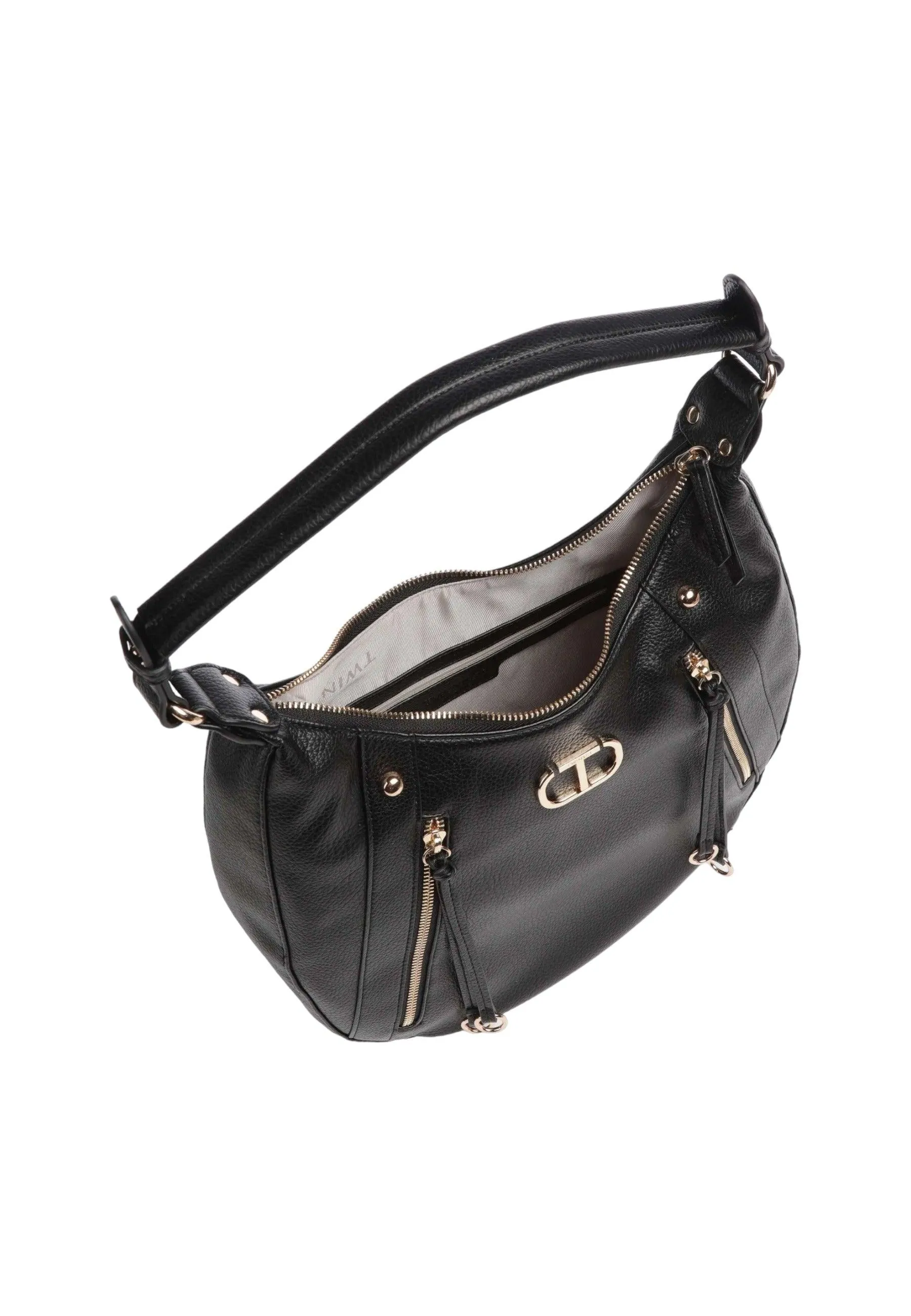 TWINSET Borsa Hobo Nero 232TD8121