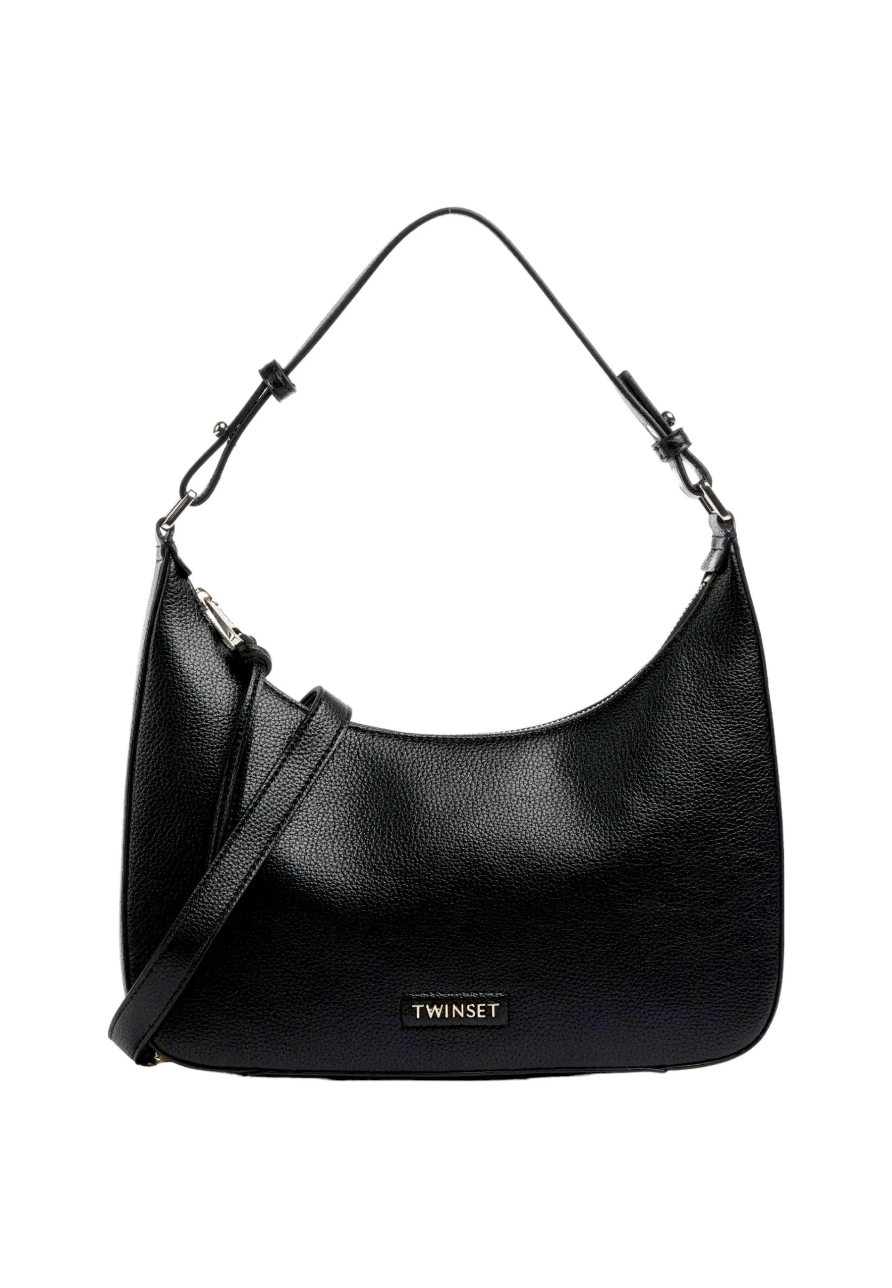 TWINSET Borsa Hobo Nero 232TD8281