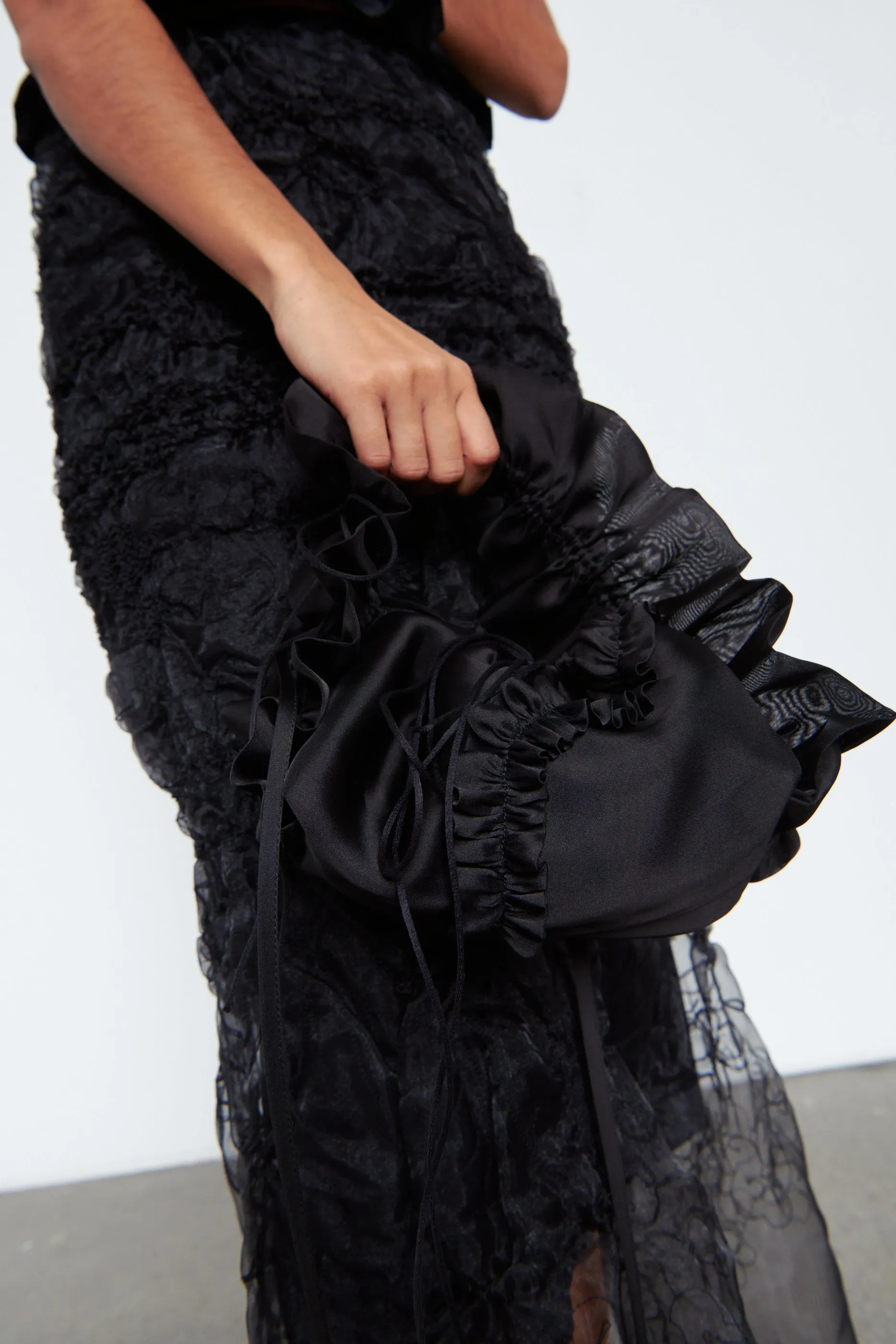 UMI | BAG GLAZED ORGANZA BLACK