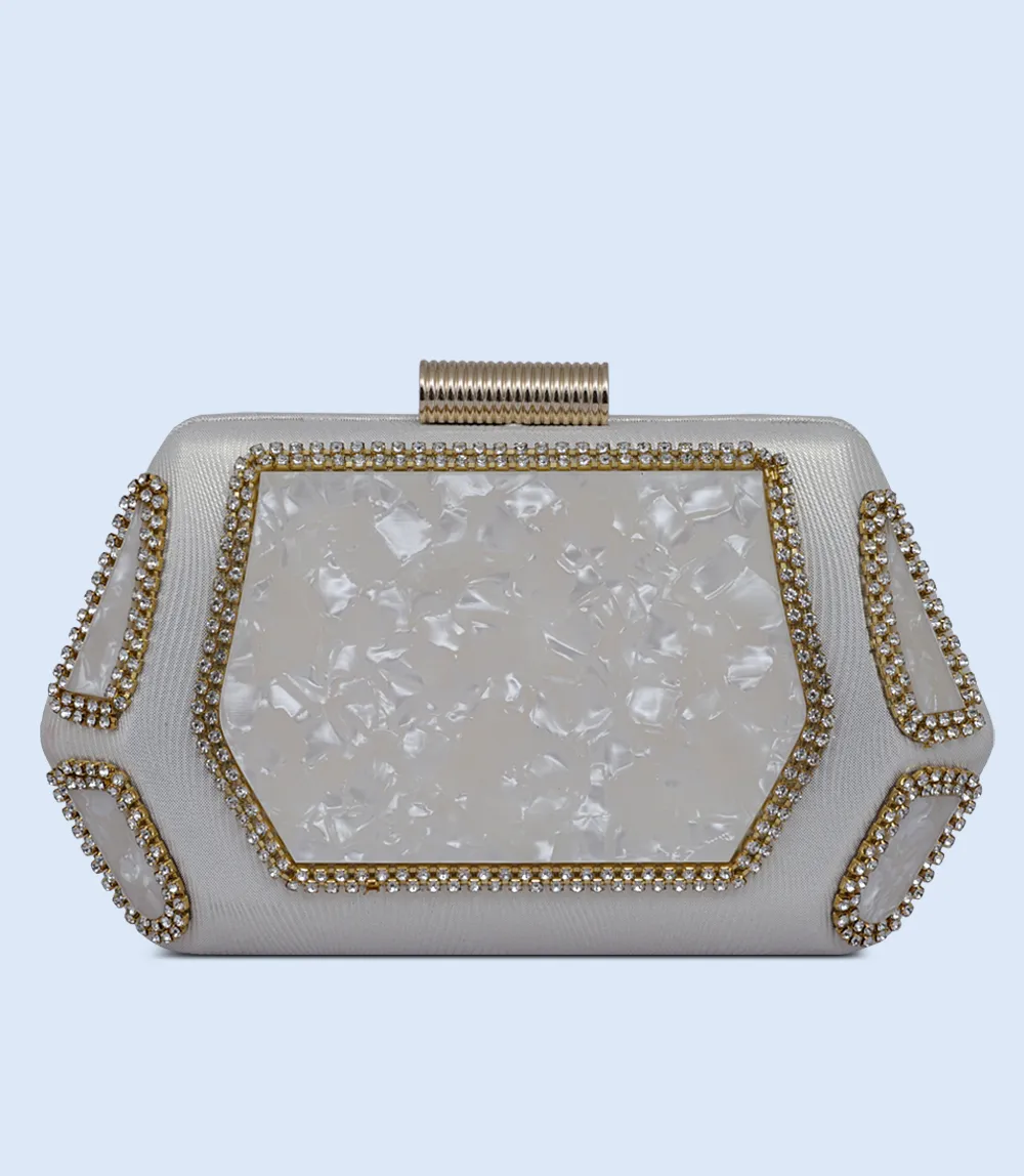 WB2501-PEARL-Women Snazzy Clutch