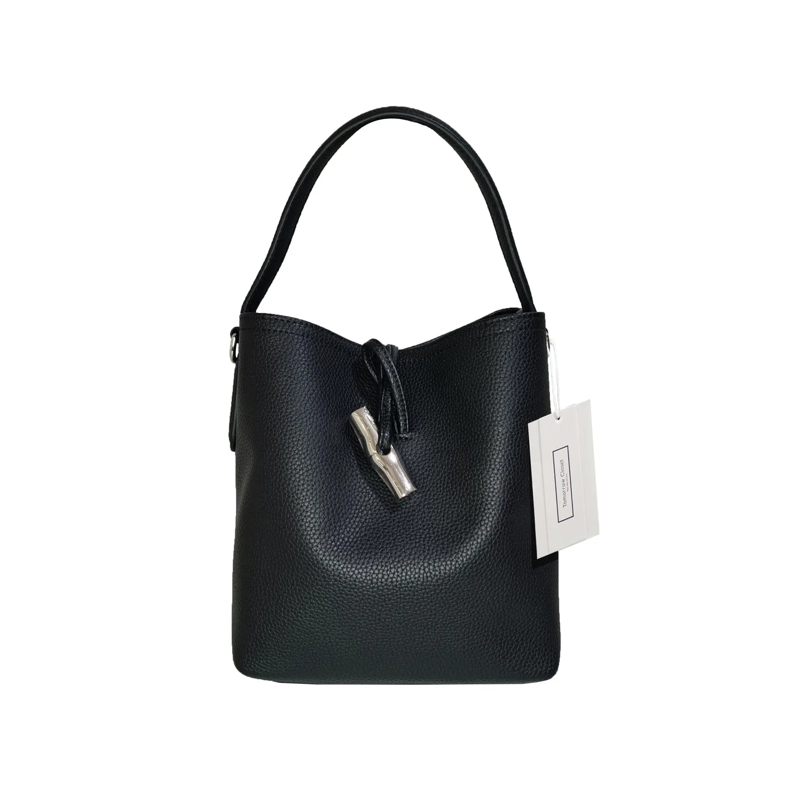 Elegant Womens Genuine Cowhide Leather Bucket Bag V2 - Stylish, Durable, and Versatile